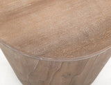 Handcrafted Chairside Table - Mango & Teak Wood Modern Design