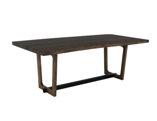 Riverwood Parota Wood Dining Table | Modern Epoxy Resin Design