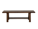 Wooden Bench - Parota Wood Collection with Metal Details