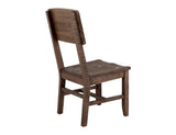 Sahara Wooden Chair - Solid Wood Dining Chair with Caramel Finish