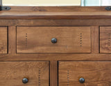 7 Drawer Dresser | Parota Wood Hand-Distressed Design