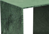 Lucca End Table - Handcrafted Marble Elegance with Art Deco Design and Fluted Base for Luxe Living