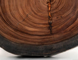 Live Edge End Table - Parota Wood Epoxy Collection