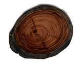 Live Edge End Table - Parota Wood Epoxy Collection
