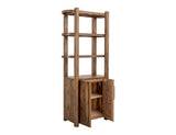 Balam Wall Unit with Fireplace | Handcrafted Mango & Teak Wood
