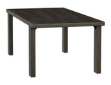 Dark Mesquite Wooden Table - Handcrafted Mango Wood Statement Piece