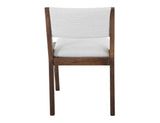 Zaphiro Upholstered Chair - Handcrafted Dining Chair in Brown