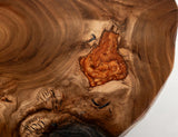 Live Edge Cocktail Table | Parota Epoxy Wood Coffee Table