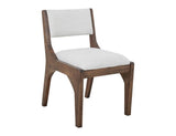Zaphiro Upholstered Chair - Handcrafted Dining Chair in Brown
