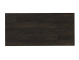 Dark Mesquite Wooden Table - Handcrafted Mango Wood Statement Piece