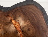 Live Edge Cocktail Table | Parota Epoxy Wood Coffee Table