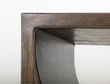 Wooden Chairside Table - Mesquite Collection Mango Wood