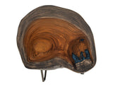 Live Edge End Table | Parota Wood Epoxy Collection