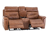P1 Power Recliner Loveseat with Console - Modern Living Room Sofa