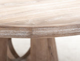 Round Table Top - Handcrafted Mango & Teak Wood | Balam Collection