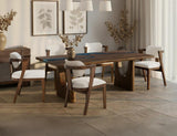 Zaphiro River Dining Table | Handcrafted Mango Wood & Epoxy Resin