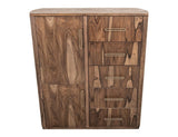 5 Drawer & 2 Door Gentleman's Chest | Handcrafted Mango & Teak