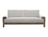 Modern Wooden Frame Sofa | Premium Fabric & Natural Design