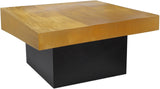 Palladium Iron Coffee Table - Modern Matte Black and Textured Metal Finish for Contemporary Style