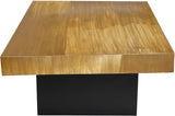 Palladium Iron Coffee Table - Modern Matte Black and Textured Metal Finish for Contemporary Style