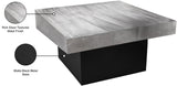 Palladium Iron Coffee Table - Modern Matte Black and Textured Metal Finish for Contemporary Style