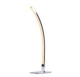 Modern Arc Design Table Lamp // Chrome
