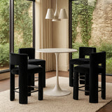 Zuno - Velvet Performance Fabric Upholstered Counter Stool (Set of 2)