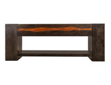 Raramuri 1 Shelf Console - Mango Wood & Epoxy Resin Design