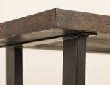 Raramuri Sofa Table - Mango Wood with Epoxy & Copper Accents