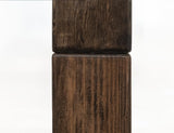 Forte Pine Twin Bunk Bed - Solid Wood Coffee Ochre Finish