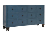 12 Drawer Console Table | Oslo Collection Mango Wood