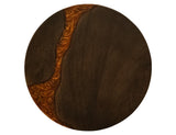 Raramuri Chairside Table | Mango Wood & Epoxy Resin Live-Edge