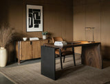 Forge Desk - Live-Edge Parota Modern Desk with Mango Wood