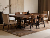 Forge Live Edge Rectangular Dining Table | Modern Design