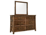 6 Drawer Dresser - Mango & Teak Wood Bedroom Furniture