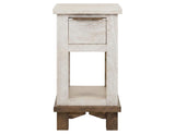 1 Drawer Chairside Table - Golden Loft Light Gray Occasional Table