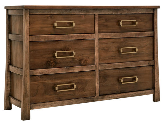 6 Drawer Dresser - Mango & Teak Wood Bedroom Furniture