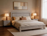2 Drawer Nightstand | Golden Loft Melina Wood Bedside Table