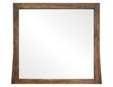 Roots Bedroom Mirror - Mango & Teak Distressed Wood Mirror
