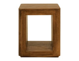 1 Shelf Chairside Table | Balam Mango & Teak Wood Design