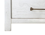 White Roots 5 Drawer Chest | Rustic Mango Wood Farmhouse Dresser