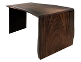 Forge Desk - Live-Edge Parota Modern Desk with Mango Wood