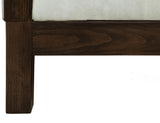 Raramuri Loveseat | Leather Upholstery & Wood Detailing