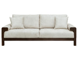 Raramuri Sofa | Leather-Look Upholstery & Wood Details