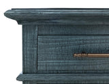 3 Drawer 4 Door Vintage Console - Solid Pine Wood Accent Furniture