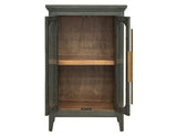 2 Door Console Table with Glass Doors - Brava Transitional Design
