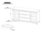 3 Drawer & 2 Door Buffet | Golden Loft Solid Wood Storage Cabinet
