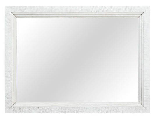 Stoa Mirror - White Wood Bedroom Mirror | Elegant & Sustainable