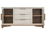 3 Drawer & 2 Door Buffet | Golden Loft Solid Wood Storage Cabinet