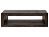 Black Balam 1 Shelf Cocktail Table | Mango & Teak Wood